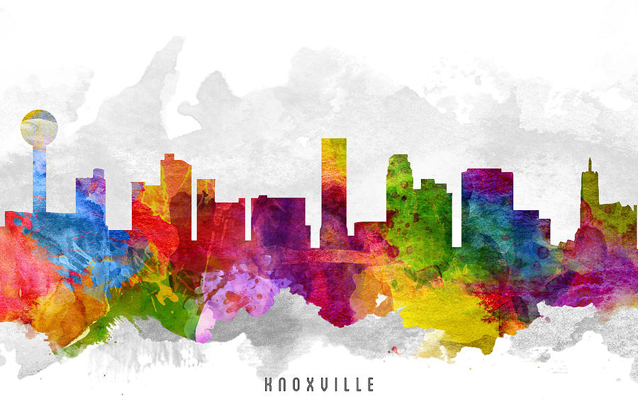 Knoxville Tennessee Cityscape 13 Painting