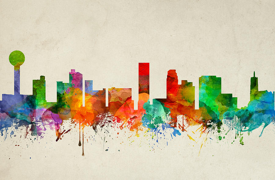 Knoxville Tennessee Skyline 22 Painting by Aged Pixel Fine Art America