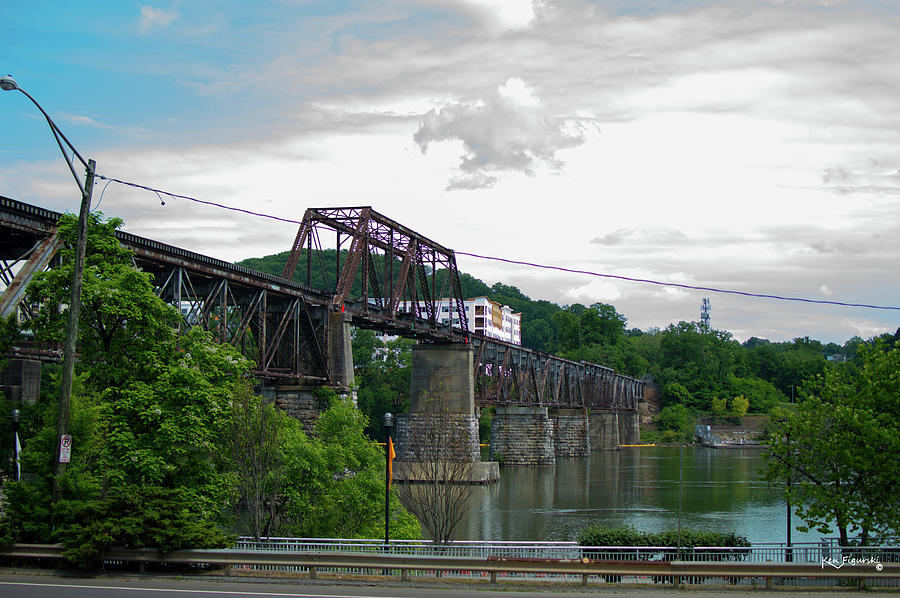 Knoxville Tennessee Train  Bridge Photograph by Ken Figurski