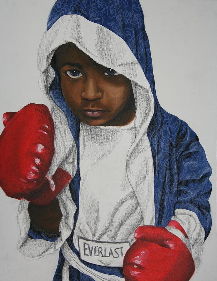 KO Champ Painting by Edmund Royster