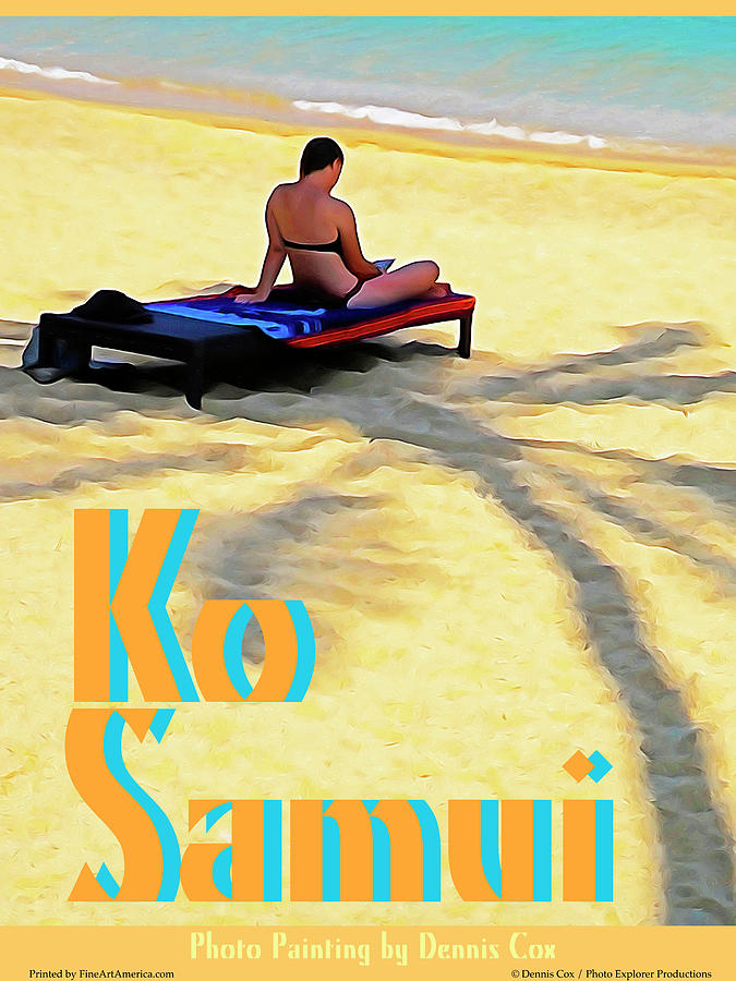 Ko Samui Travel Poster Photograph
