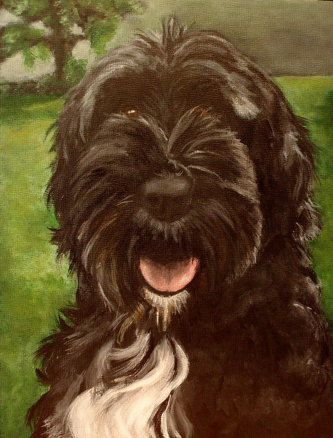 Dog Painting - Kodi by Carol Russell