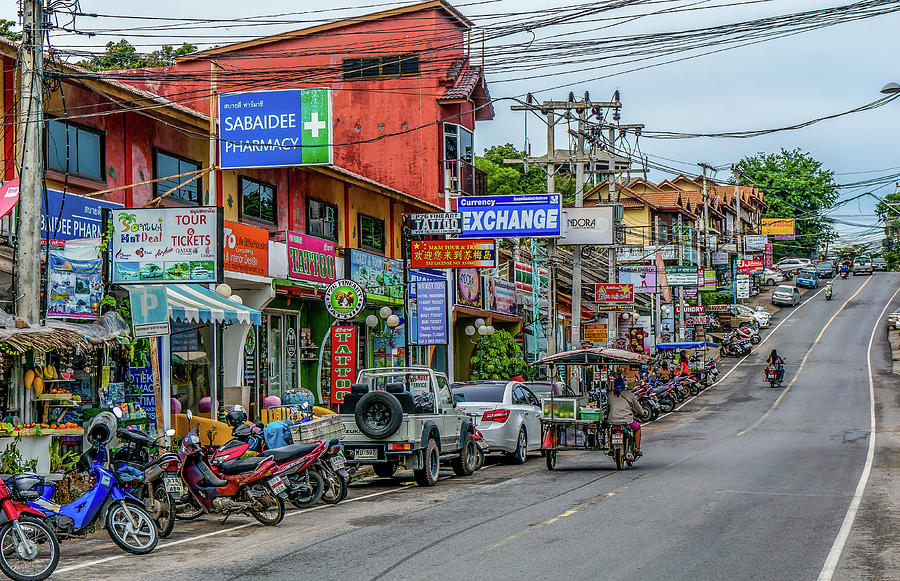 Koh Samui - City Life Photograph by Ryan Kelehar