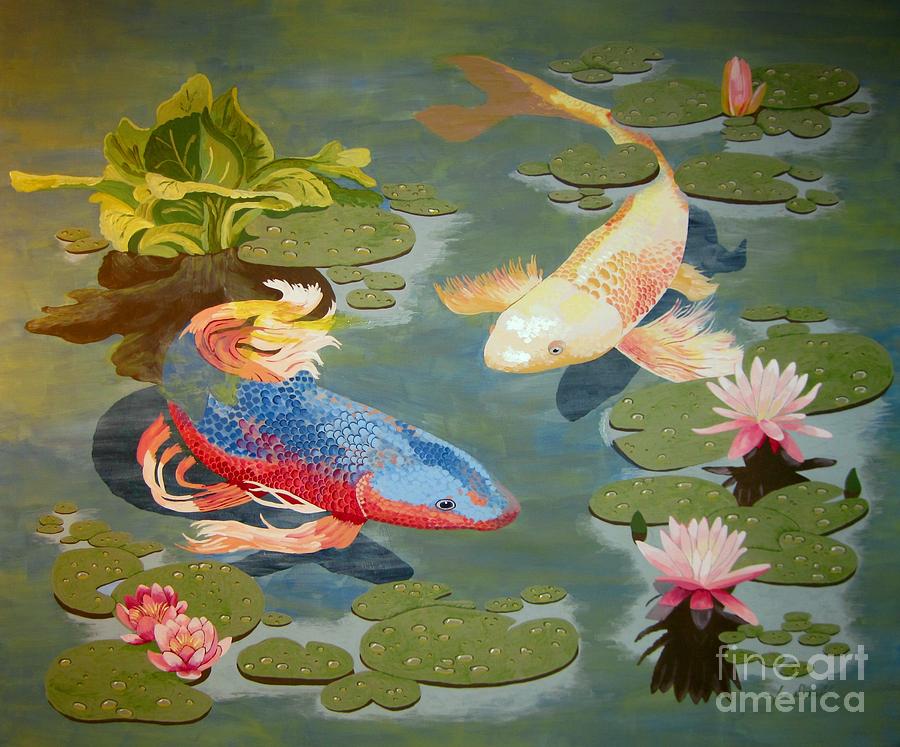 Koi II Painting by Jennifer Donald | Fine Art America