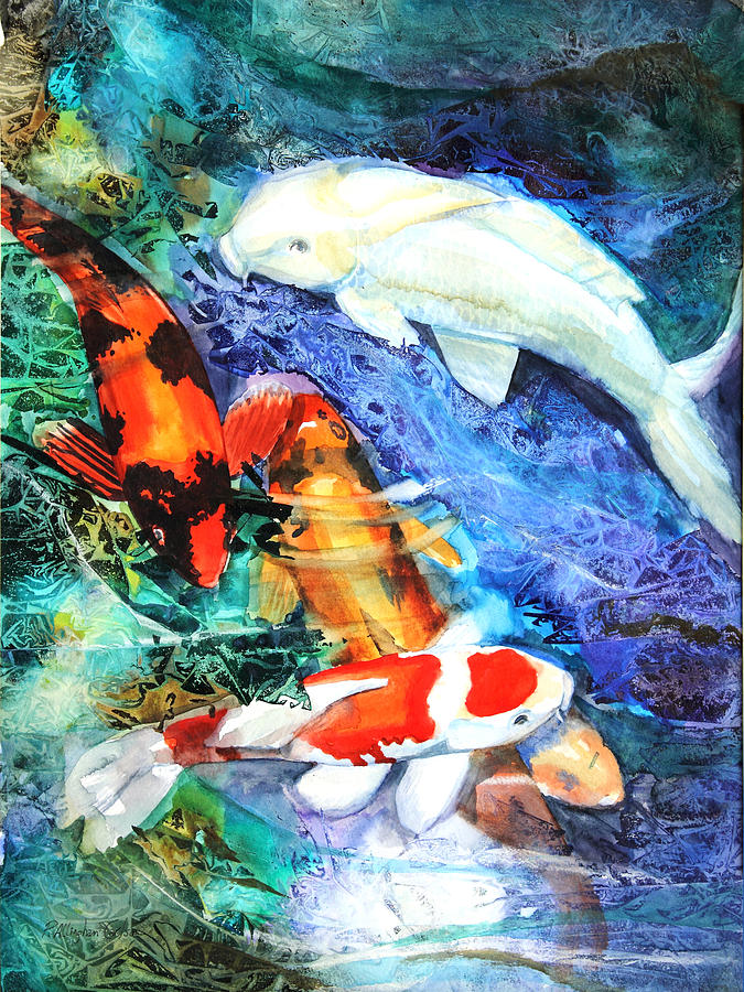 Koi Painting by Patricia Allingham Carlson