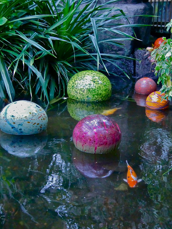 Koi Pond Fantasy Photograph by Richard Mansfield - Fine Art America