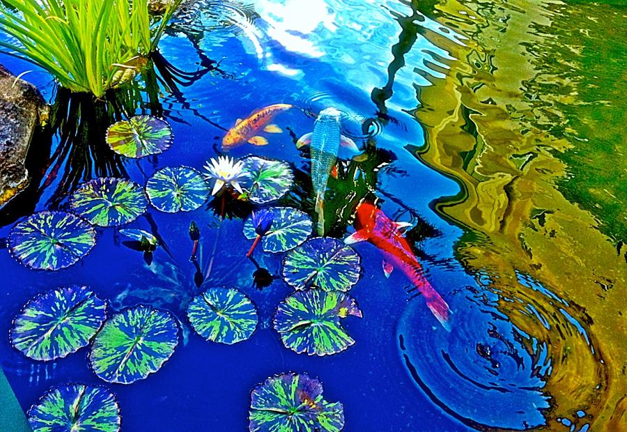 Koi Pond Photograph by Gini Moore