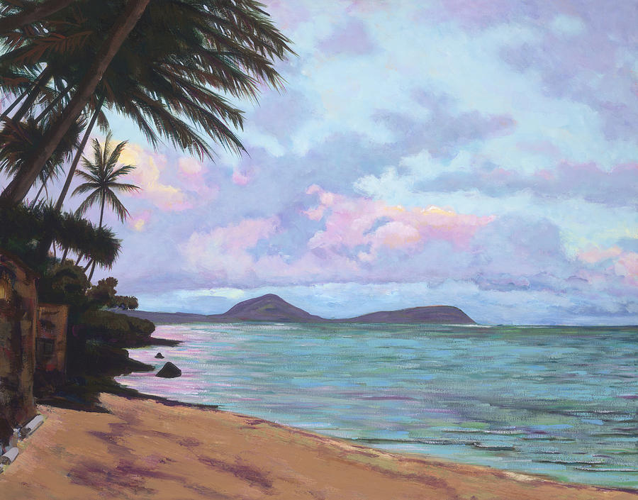 Sunset Painting - Koko Palms by Patti Bruce - Printscapes