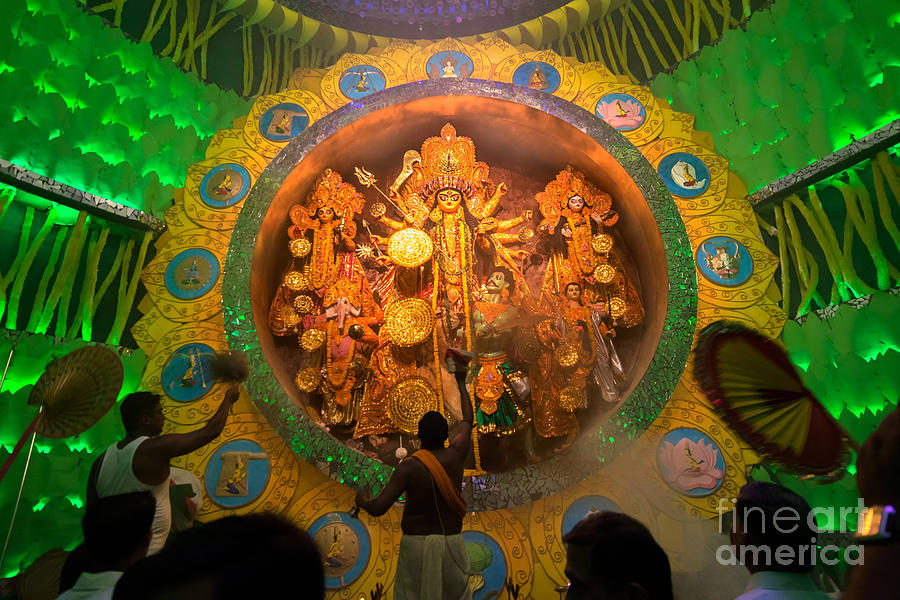 Holiday Photograph - KOLKATA  INDIA Durga Puja festival  by Rudra Narayan  Mitra