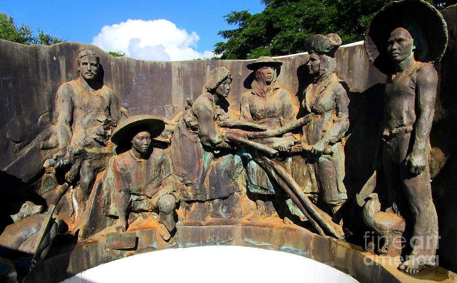 Koloa Sugar Industry Monument 1 Photograph by Randall Weidner