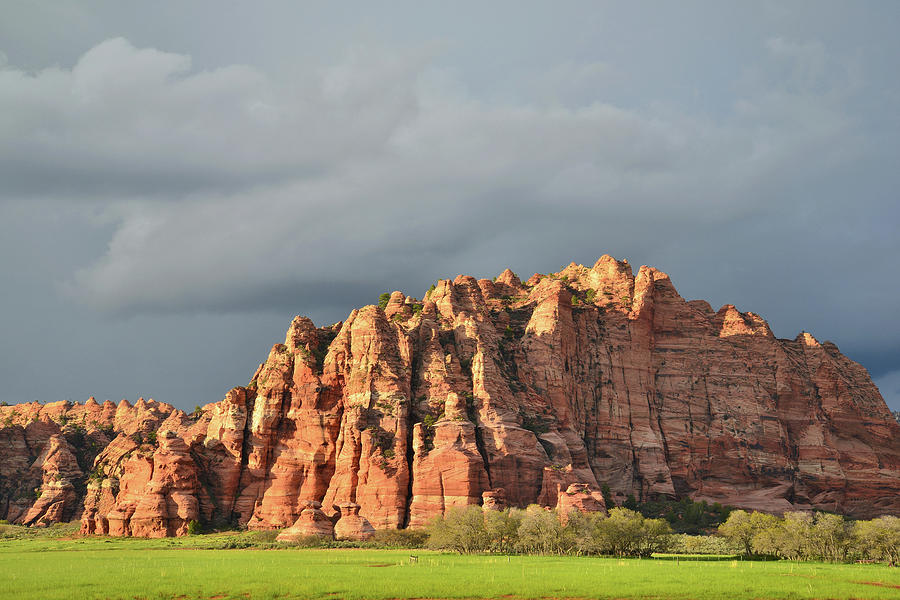 Kolob Buttes After the Storm Photograph by Ray Mathis