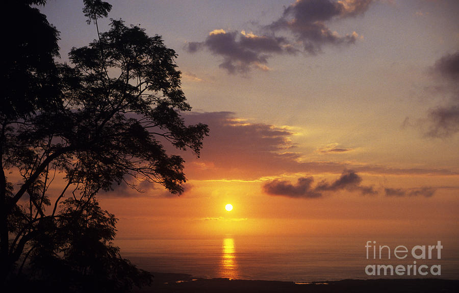 Kona Coast Sunset Photograph by Peter French - Printscapes