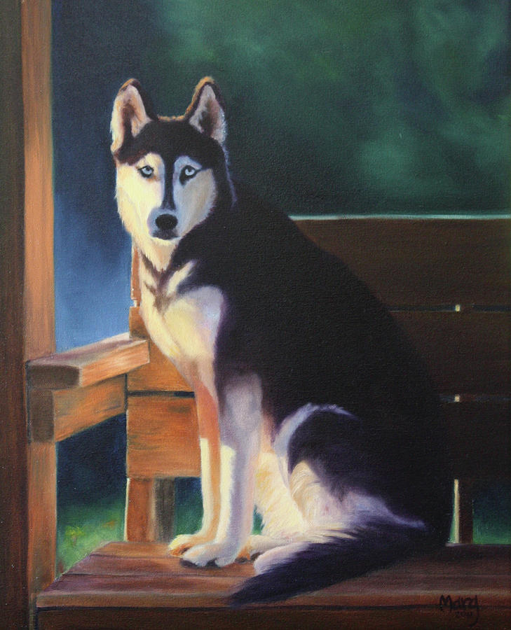 Kona Marie Painting by Marg Wolf