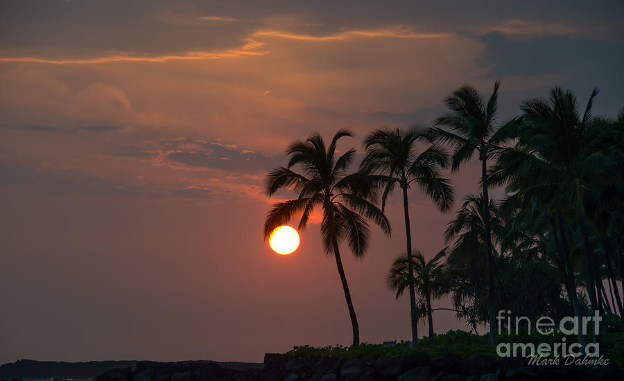 Kona Sunset Photograph by Mark Dahmke
