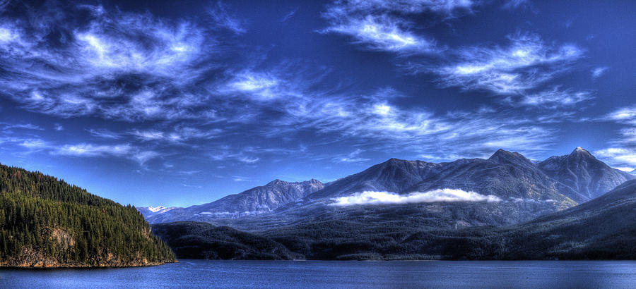 Kootenai Lake from Kaslo Photograph by Lee Santa