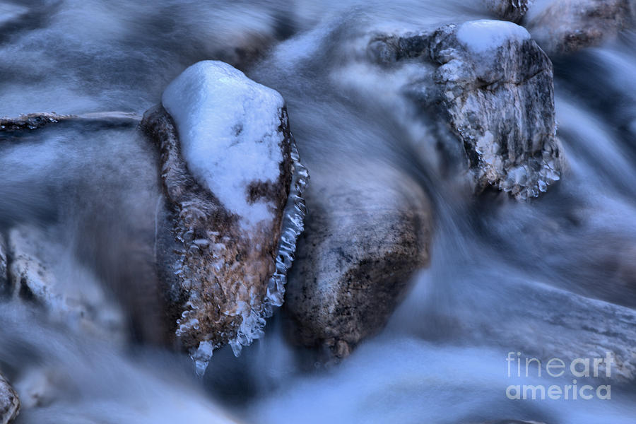 Kootenay Frozen Rocks Photograph by Adam Jewell
