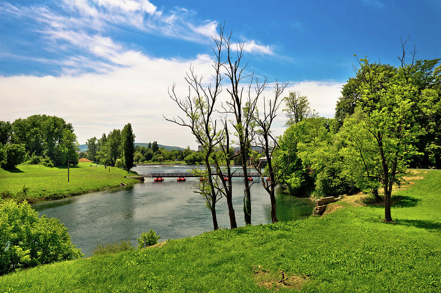Korana river landscape in Karlovac Photograph by Brch Photography