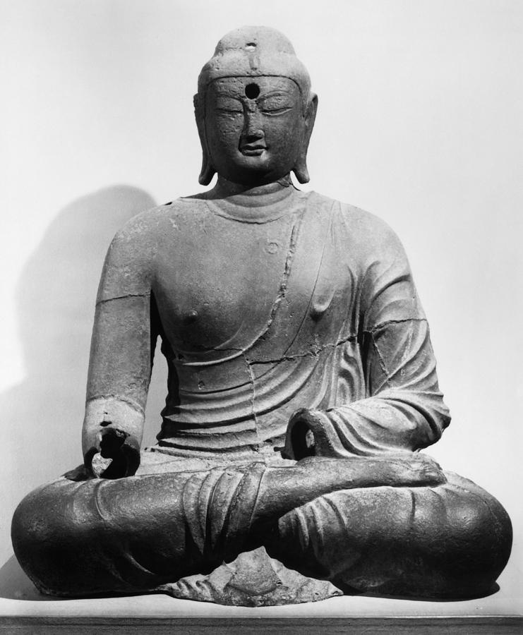 Korea: Buddha Photograph by Granger