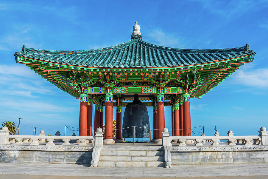 Korean Bell of Friendship Photograph by David A Litman