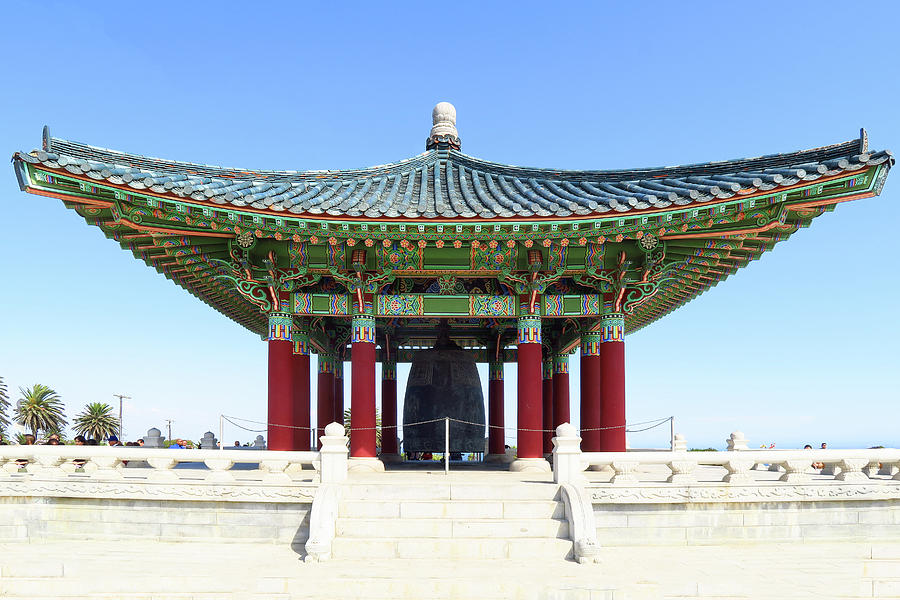 Korean Friendship Bell In Los Angeles Photograph