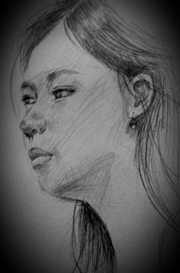 Korean girl Drawing by Hae Kim - Fine Art America