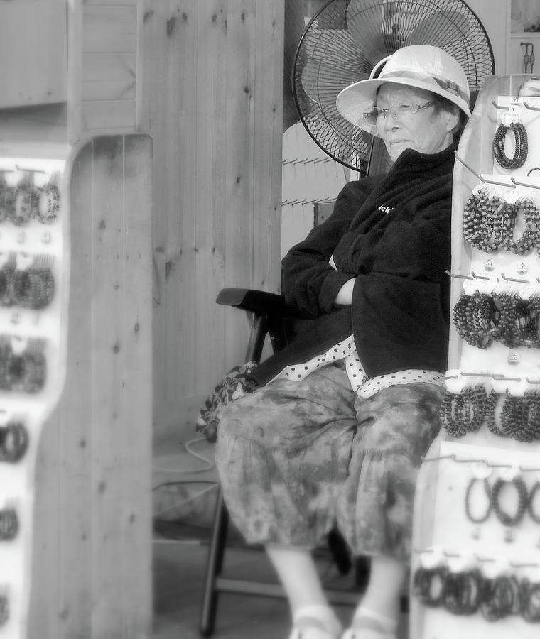 Korean Shopkeeper Photograph by Susan Lafleur