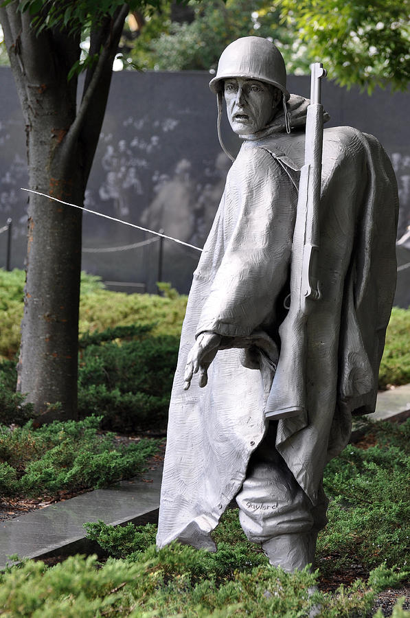 Korean War Memorial 2 Photograph by Teresa Blanton