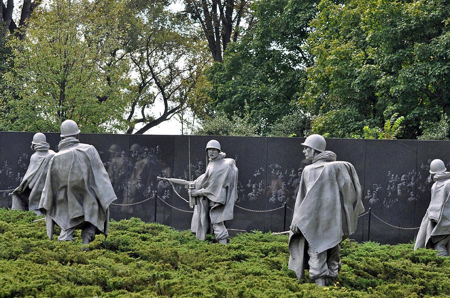 Korean War Memorial 4 Photograph by Teresa Blanton