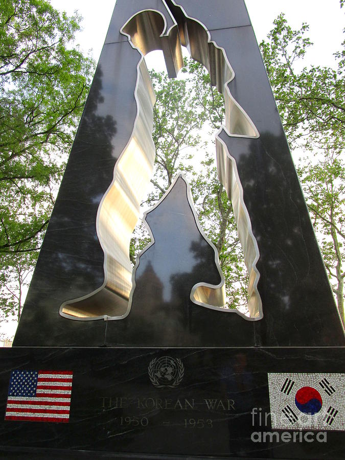 Korean War Veterans Memorial 4 Photograph by Randall Weidner