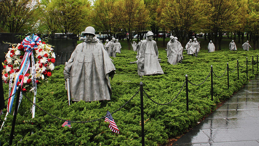 Korean War Veterans Memorial Photograph by Judy Vincent