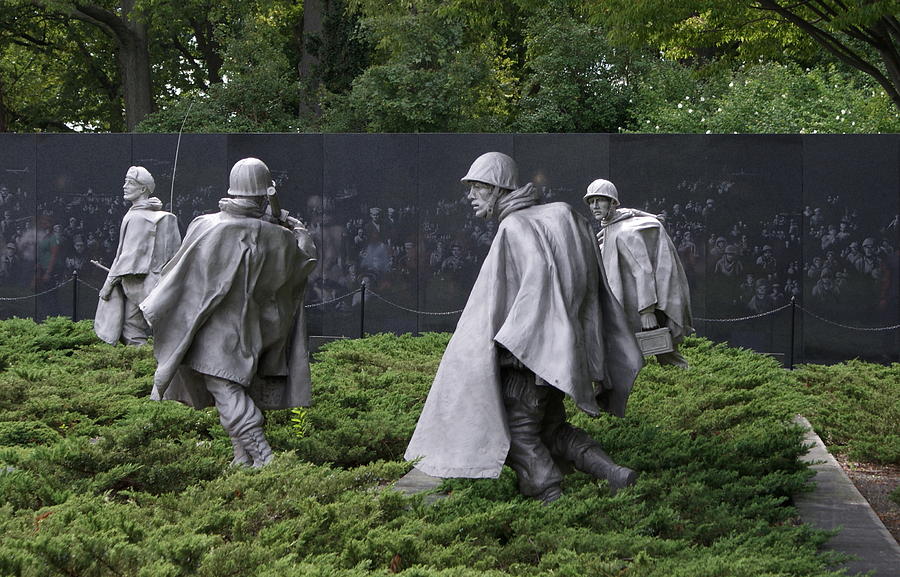 Korean War Veterans Memorial Photograph by Lois Lepisto