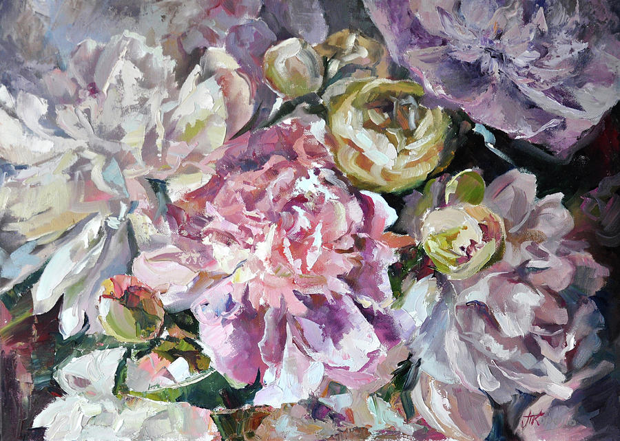 Korol's peonies Painting by Tetiana Korol | Fine Art America