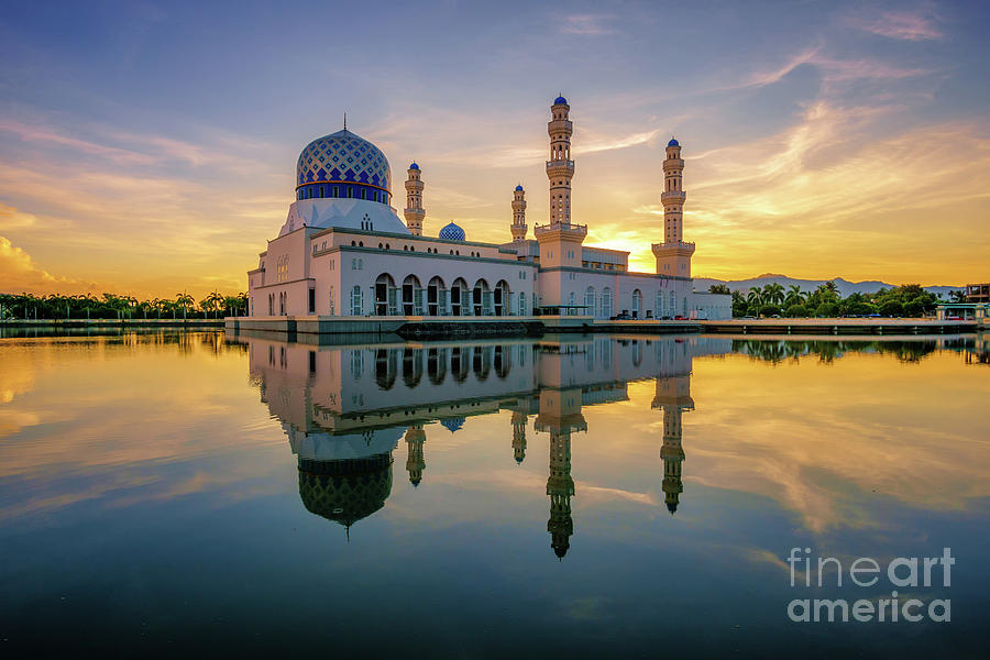 Architecture Photograph - Kota Kinabalu City Mosque III by Kamrul Arifin Mansor
