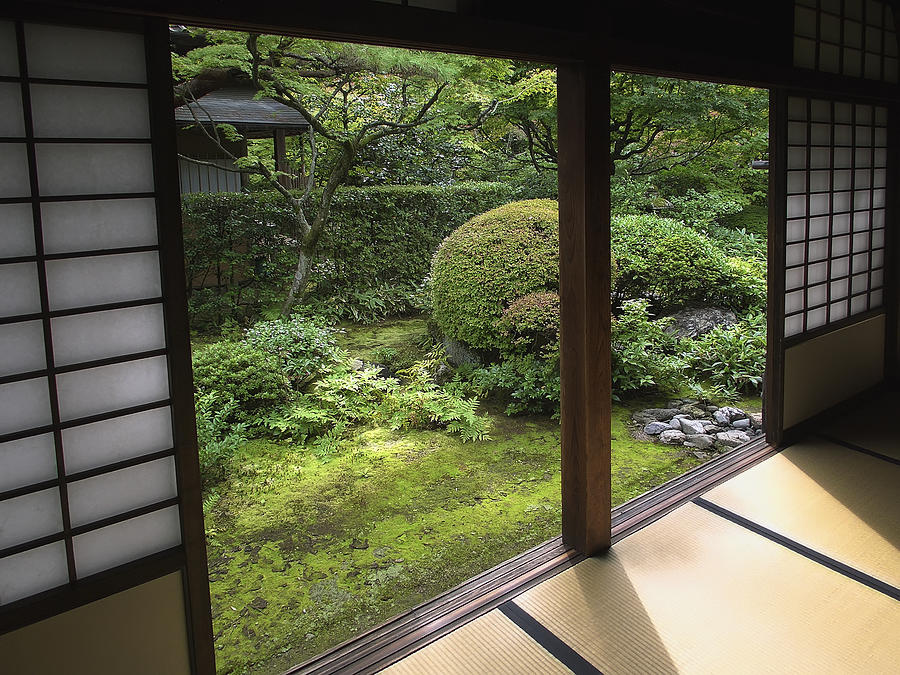 Koto-in Zen Temple Side Garden - Kyoto Japan Photograph by Daniel Hagerman