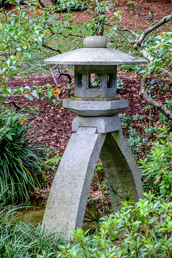 Kotoji Lantern  Photograph by Louis Ferreira
