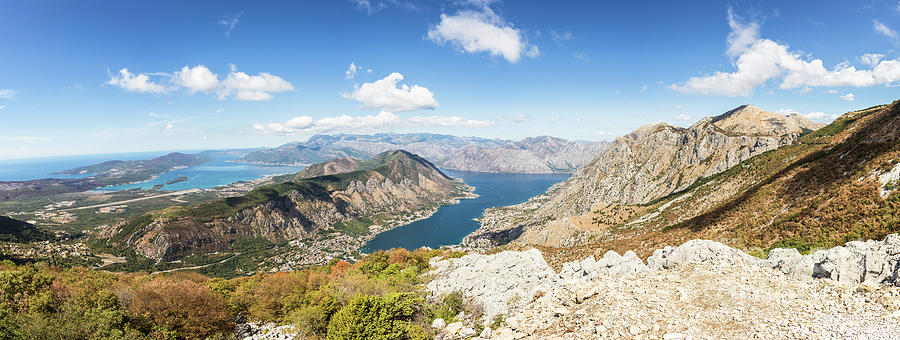 Kotor bay panorama in Montenegro Photograph by Didier Marti