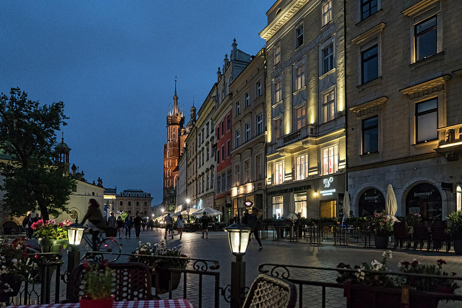 Krakow Nights Photograph by Sharon Popek