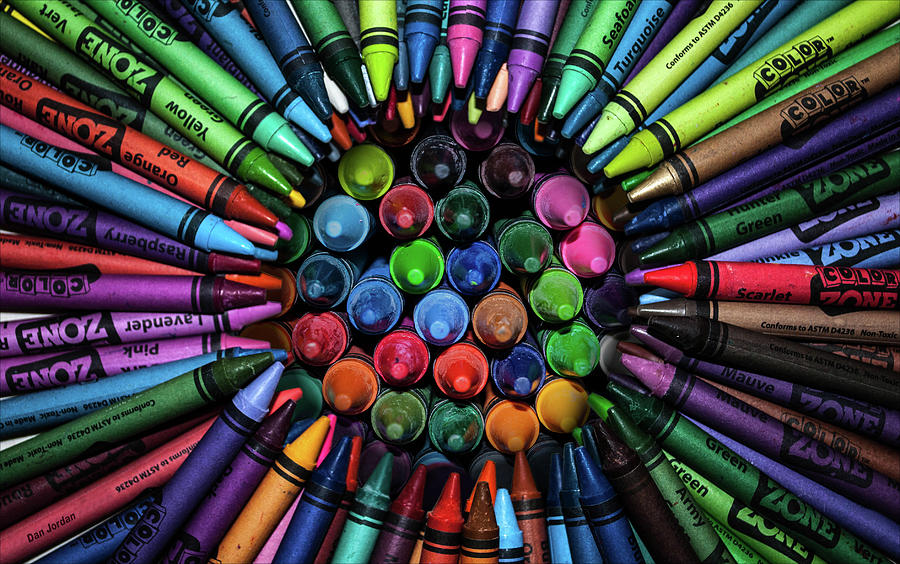 Crayon Digital Art - Krayon Kaleidoscope by Dan Jordan