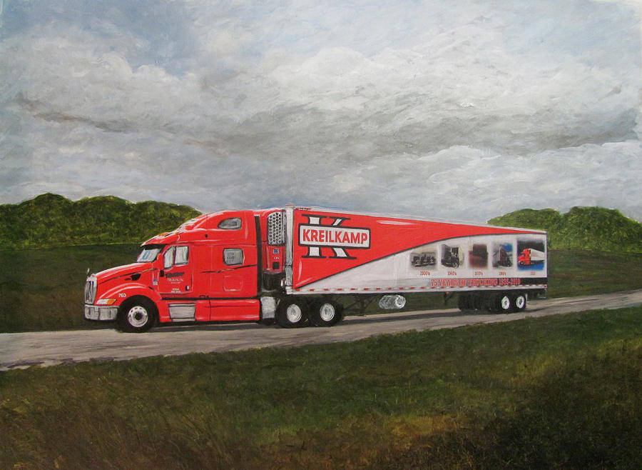 Kreilkamp Truck Painting by Anita Burgermeister