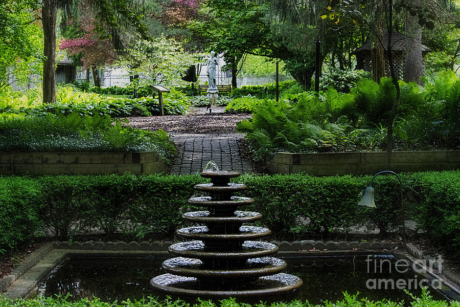 Krider Garden Middlebury Indiana Photograph by David Arment