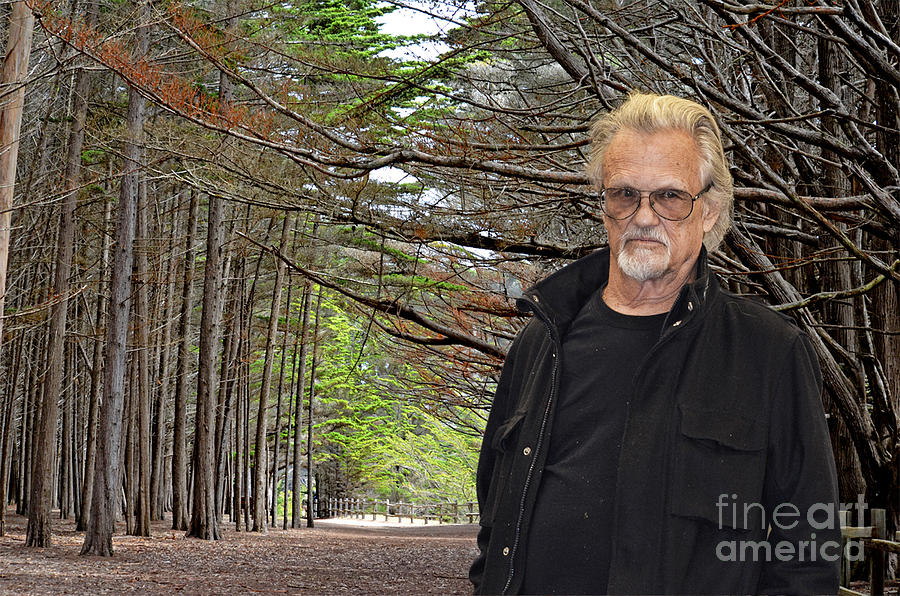 Kris Kristofferson in a Wooded Bluff II Photograph by Jim Fitzpatrick