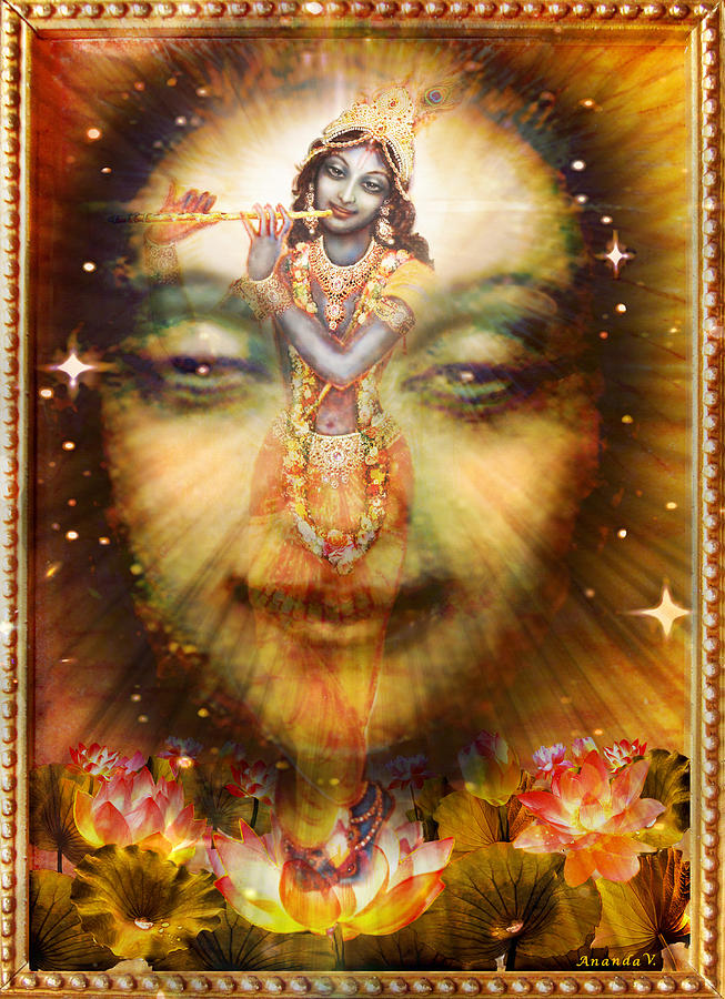 Krishnas Divine Secret Mixed Media