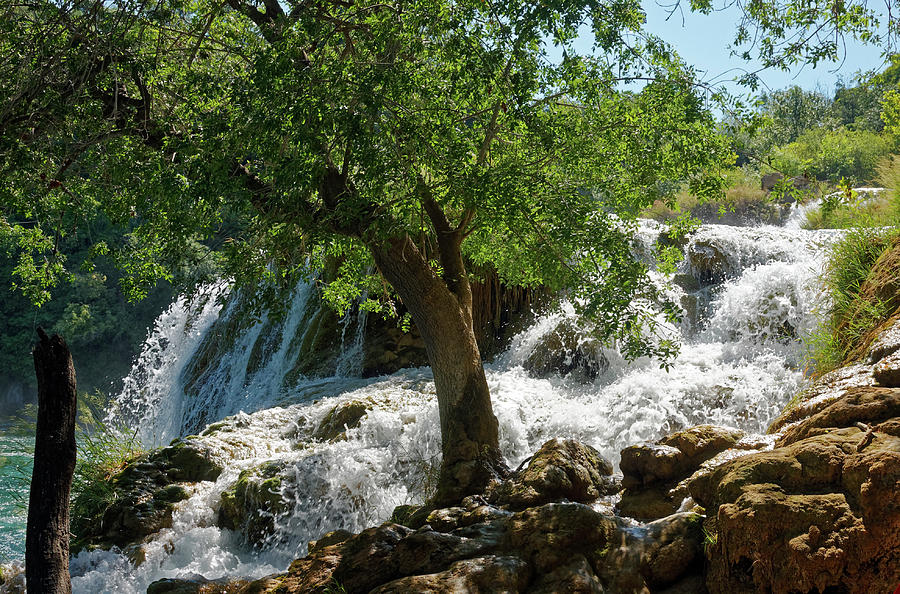 Krka National Park Waterfalls 10 Photograph by Sally Weigand