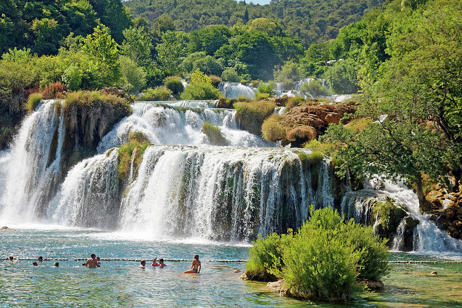 Krka National Park Waterfalls 7 Photograph by Sally Weigand