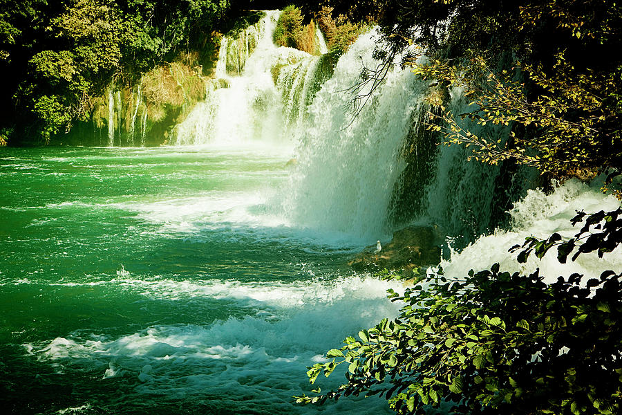 Krka Digital Art - Krka Waterfalls, Croatia Krka National Park by Luisa Vallon Fumi Krka Digital Art - Krka Waterfalls, Croatia Krka National Park by Luisa Vallon Fumi