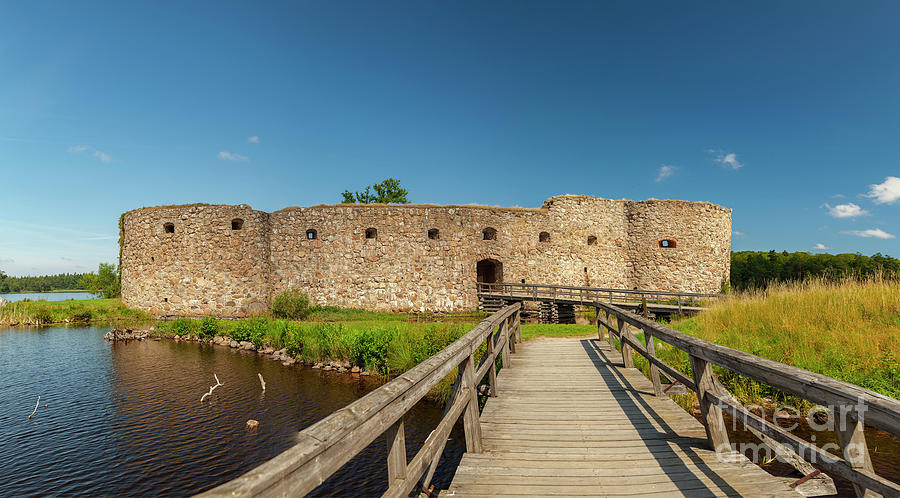 Nature Photograph - Kronoberg fort ruin Sweden by Sophie McAulay
