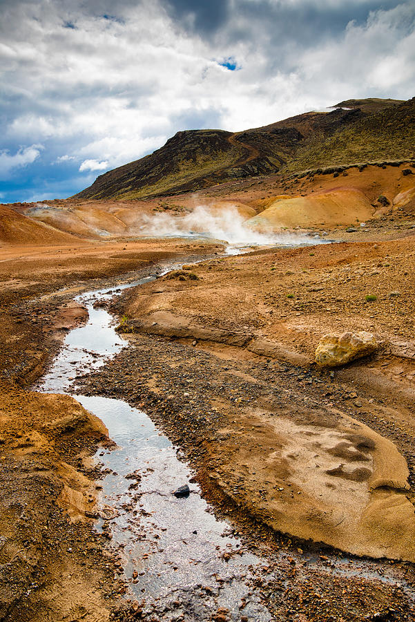 Krysuvik geothermal area in Iceland Photograph by Matthias Hauser