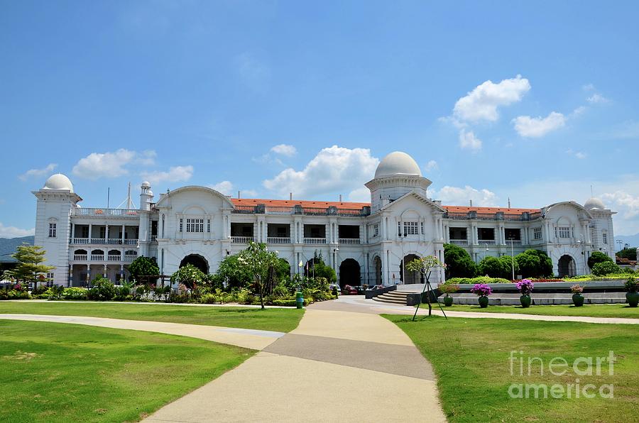 KTM railway colonial train station building with gardens Ipoh Malaysia Photograph by Imran Ahmed