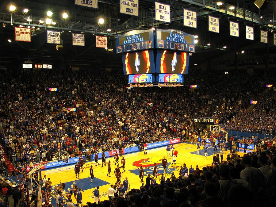 KU Allen Fieldhouse Photograph by Keith Stokes