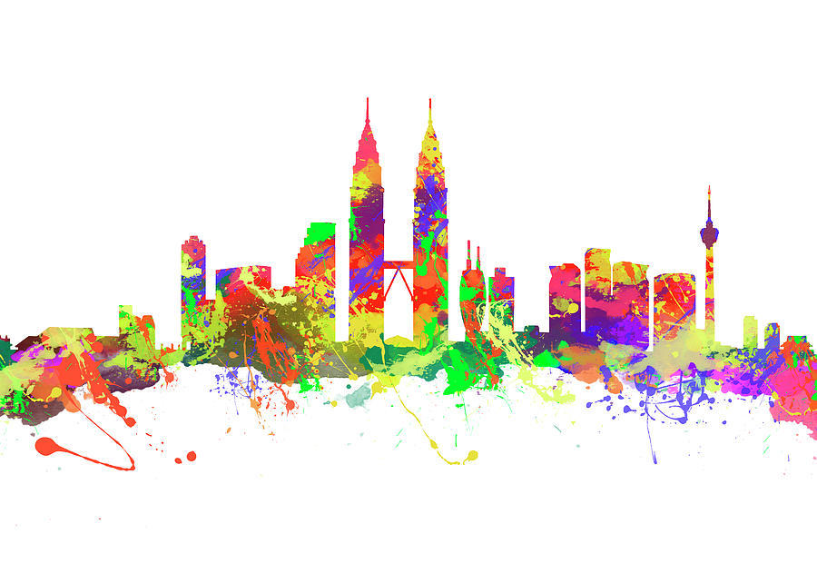 Kuala Lumpur City Skyline Digital Art by Chris Smith